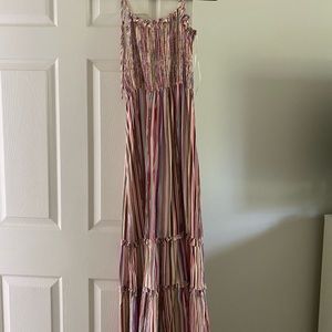 Long colorful maxi dress